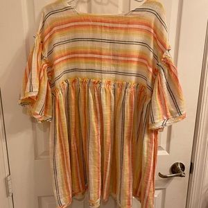 Free People Rainbow Dress